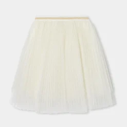 Jacadi Jupon en tulle enfant fille - BLANC/OR Discount
