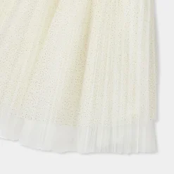 Jacadi Jupon en tulle enfant fille - BLANC/OR Discount