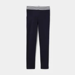 Jacadi Legging enfant fille en piqué de coton - marine MARINE JACADI Discount