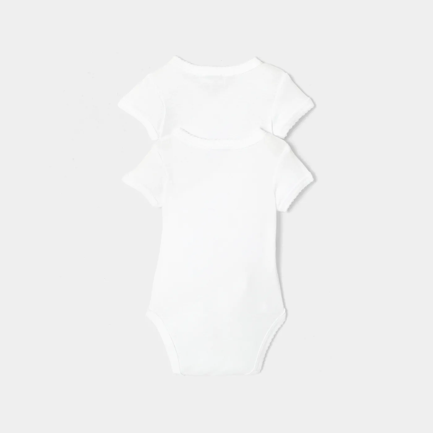 Jacadi Lot de 2 bodies manches courtes bébé - blanc BLANC JACADI