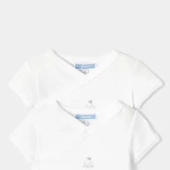 Jacadi Lot de 2 bodies manches courtes bébé - blanc BLANC JACADI