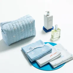 Jacadi Lot de 3 langes - BLANC/BLEU Sale