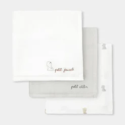 Jacadi Lot de 3 langes - blanc BLANC JACADI
