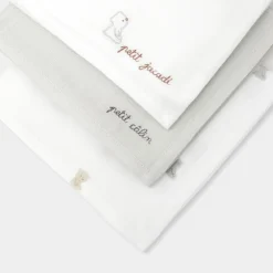 Jacadi Lot de 3 langes - blanc BLANC JACADI