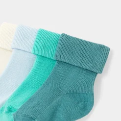 Jacadi Lot de 4 paires de chaussettes bébé garçon - lore MULTICO Hot
