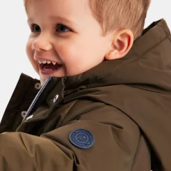 Jacadi Manteau bébé garçon en nylon - KAKI Discount