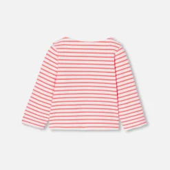 Jacadi Marinière bébé fille - BLANC/CORAIL New