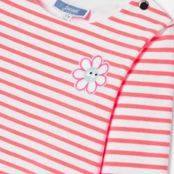 Jacadi Marinière bébé fille - BLANC/CORAIL New