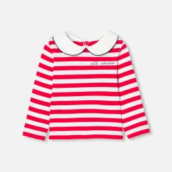 Jacadi Marinière bébé fille - BLANC/ROUGE Sale