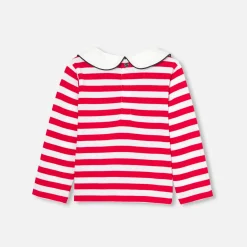 Jacadi Marinière bébé fille - BLANC/ROUGE Sale