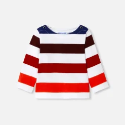 Jacadi Marinière bébé garçon - BLANC/ROUGE Online