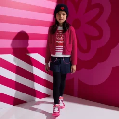 Jacadi Marinière enfant fille - BLANC/ROSE