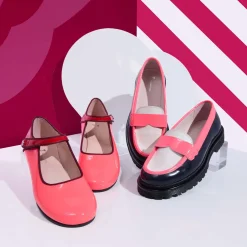 Jacadi Mocassins enfant fille en cuir glacé - lore BLEU/MULTICO Outlet