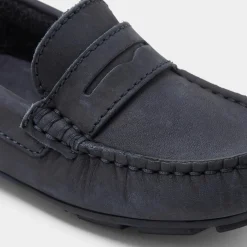 Jacadi Mocassins enfant garçon en nubuck - marine MARINE JACADI Online