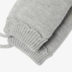 Jacadi Moufles bébé fille en tricot - gris chine clair GRIS CHINE CLAIR JACADI Outlet