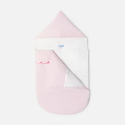 Jacadi Nid d'ange en lin à festons - rose pale ROSE PALE JACADI Online