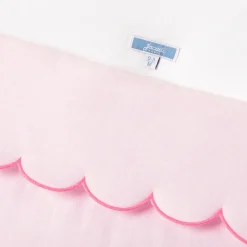 Jacadi Nid d'ange en lin à festons - rose pale ROSE PALE JACADI Online