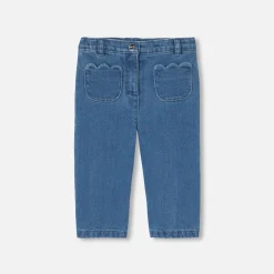 Jacadi Pantalon bébé fille en jean léger - DENIM CLAIR Outlet