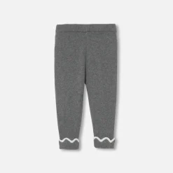 Jacadi Pantalon bébé fille en tricot - gris anthracite GRIS ANTHRACITE JACADI Best