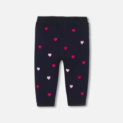 Jacadi Pantalon bébé fille en tricot - lore MARINE/MULTICO