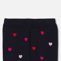 Jacadi Pantalon bébé fille en tricot - lore MARINE/MULTICO