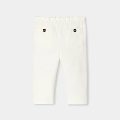 Jacadi Pantalon bébé fille en velours - blanc doux BLANC DOUX JACADI Clearance