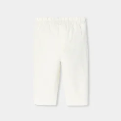 Jacadi Pantalon bébé fille en velours - blanc doux BLANC DOUX JACADI Clearance