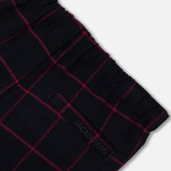 Jacadi Pantalon bébé garçon à carreaux - MARINE/ROUGE Online