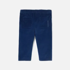 Jacadi Pantalon bébé garçon en velours - BLEU MARNE