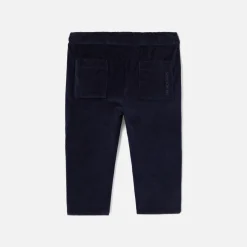 Jacadi Pantalon bébé garçon en velours - marine MARINE JACADI Discount
