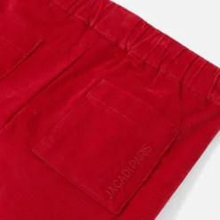 Jacadi Pantalon bébé garçon en velours - ROUGE RUBIS Sale