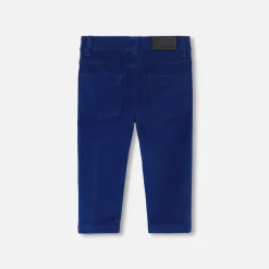 Jacadi Pantalon bébé garçon en velours côtelé - BLEU FONCE Discount