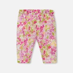 Jacadi Pantalon confort bébé fille en Tissu Liberty - lore ROSE/MULTICO Online