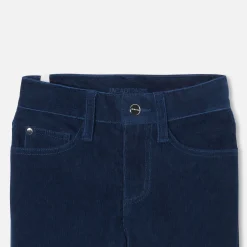 Jacadi Pantalon en velours enfant garçon - BLEU MARNE Clearance