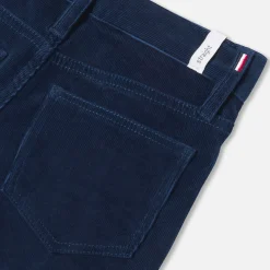 Jacadi Pantalon en velours enfant garçon - BLEU MARNE Clearance