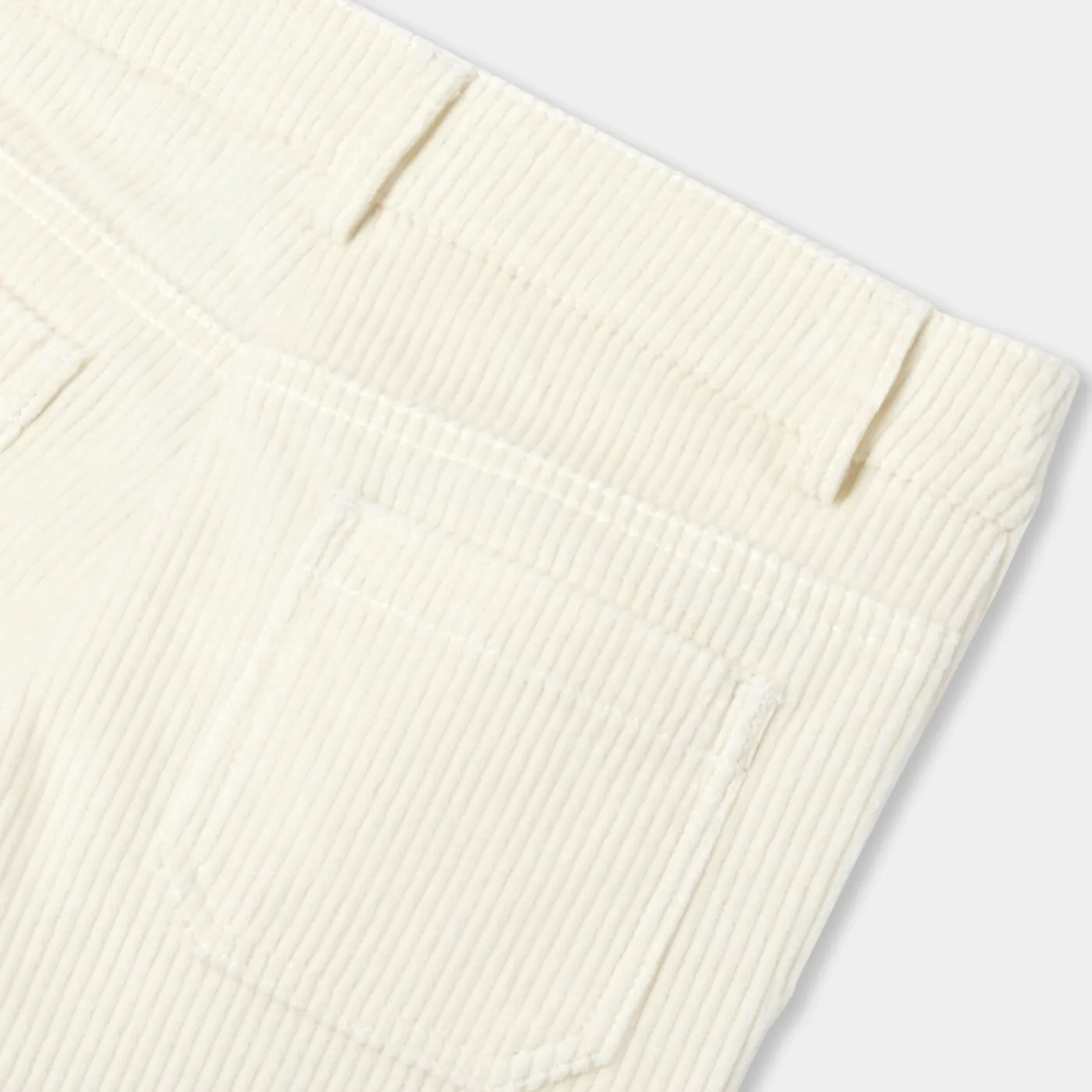Jacadi Pantalon large enfant fille en velours côtelé - blanc doux BLANC DOUX JACADI Hot