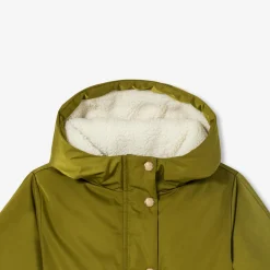 Jacadi Parka enfant fille doublée en sherpa - KAKI Sale