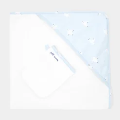 Jacadi Parure de bain - BLANC/BLEU Outlet
