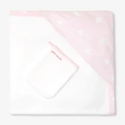 Jacadi Parure de bain - BLANC/ROSE Hot