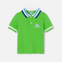 Jacadi Polo bébé garçon en piqué de coton - VERT TREFLE Online