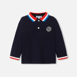 Jacadi Polo bébé garçon manches longues - marine MARINE JACADI Clearance