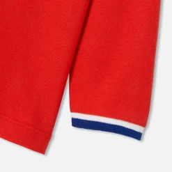 Jacadi Polo bébé garçon manches longues - ROUGE VIF Online