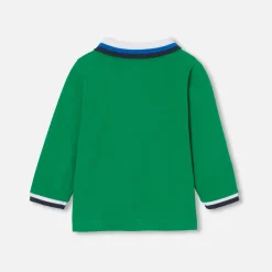 Jacadi Polo bébé garçon manches longues - VERT CRESSON