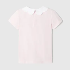 Jacadi Polo enfant fille à col festonné - rose poudre ROSE POUDRE JACADI Outlet