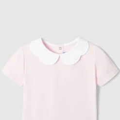 Jacadi Polo enfant fille à col festonné - rose poudre ROSE POUDRE JACADI Outlet
