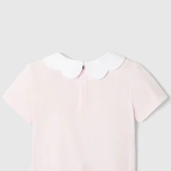 Jacadi Polo enfant fille à col festonné - rose poudre ROSE POUDRE JACADI Outlet