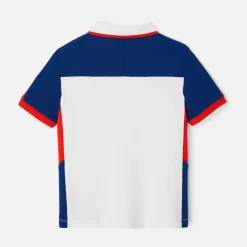 Jacadi Polo enfant garçon - BLANC/ROUGE Clearance