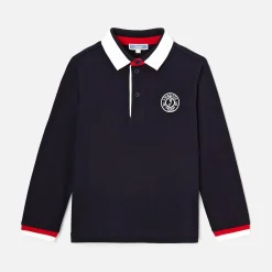 Jacadi Polo esprit rugby enfant garçon - marine MARINE JACADI Outlet