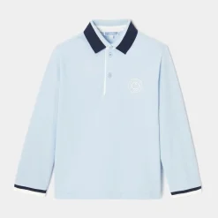 Jacadi Polo esprit rugby enfant garçon - bleu clair BLEU CLAIR JACADI Outlet