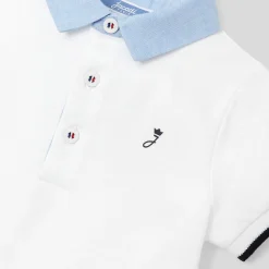 Jacadi Polo manches courtes bébé garçon - blanc BLANC JACADI Clearance